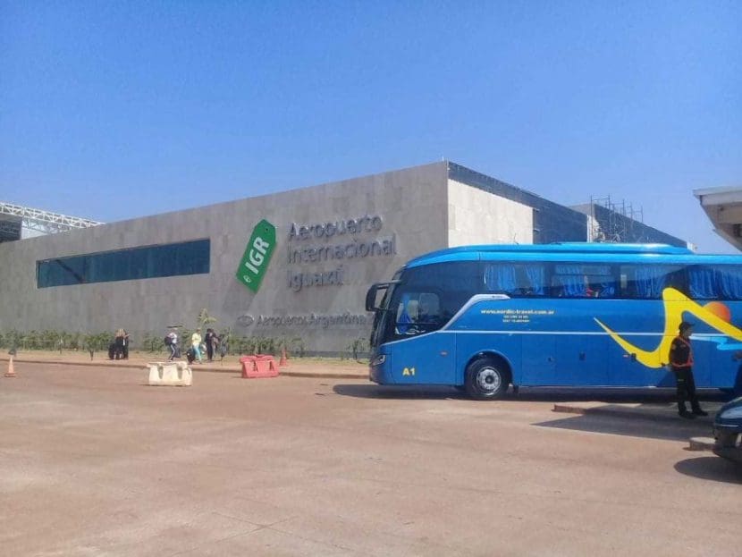 Bus at Iguazu Falls airport